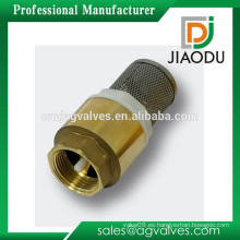 JD-5916 válvula de pie de latón con colador